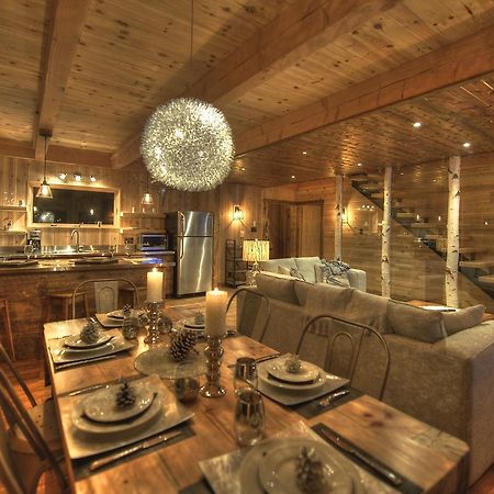 Les Bouleaux - Les Chalets Spa Canada 라말베 외부 사진