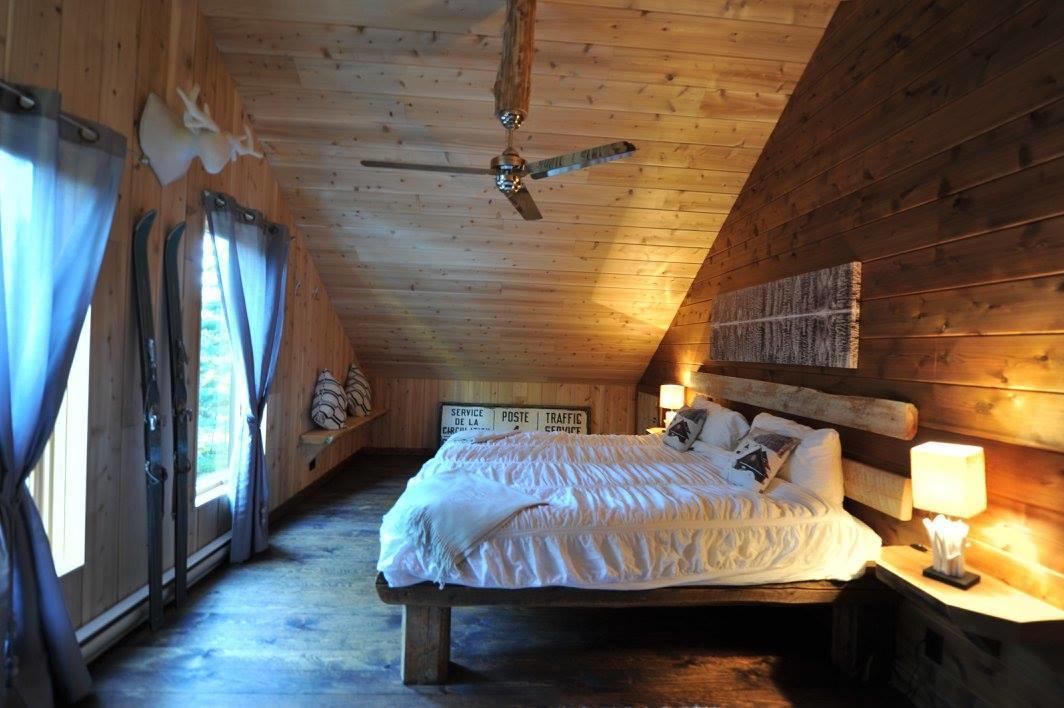Les Bouleaux - Les Chalets Spa Canada 라말베 외부 사진