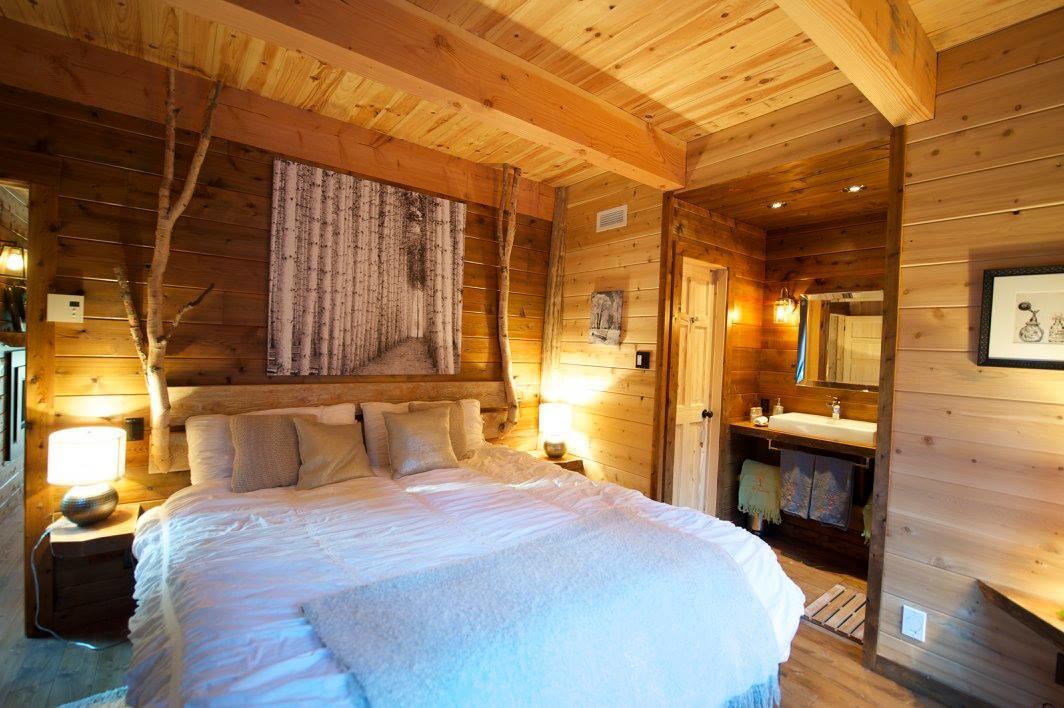 Les Bouleaux - Les Chalets Spa Canada 라말베 외부 사진