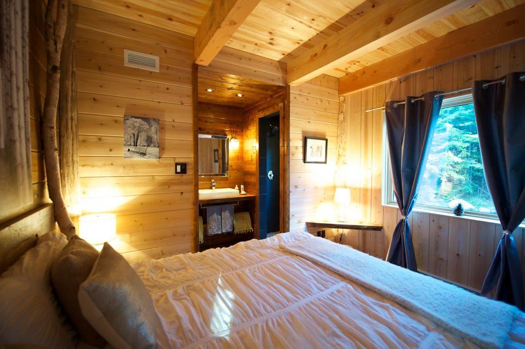 Les Bouleaux - Les Chalets Spa Canada 라말베 외부 사진