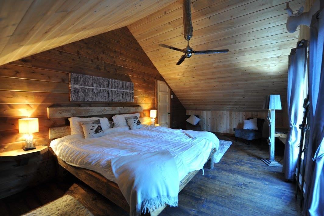 Les Bouleaux - Les Chalets Spa Canada 라말베 외부 사진
