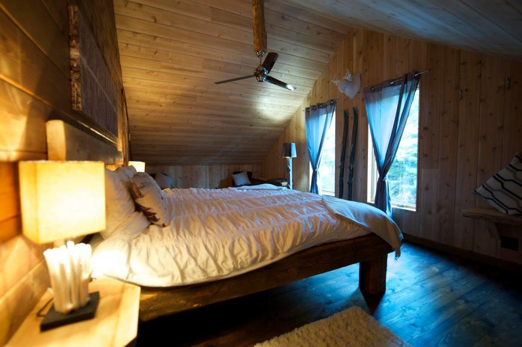 Les Bouleaux - Les Chalets Spa Canada 라말베 외부 사진