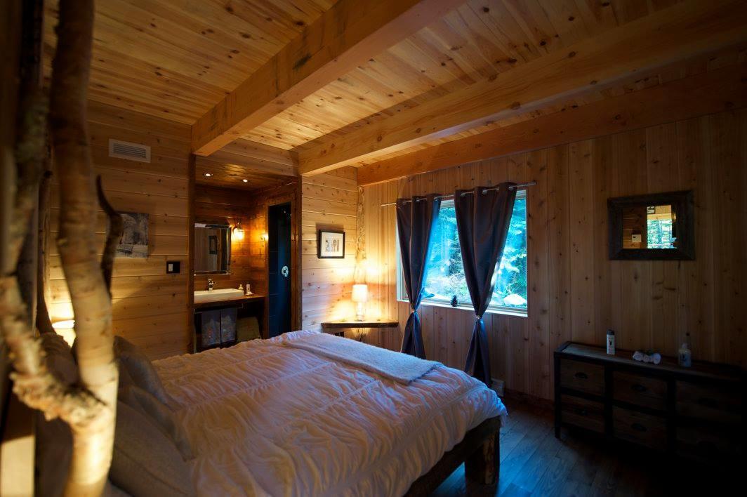 Les Bouleaux - Les Chalets Spa Canada 라말베 외부 사진