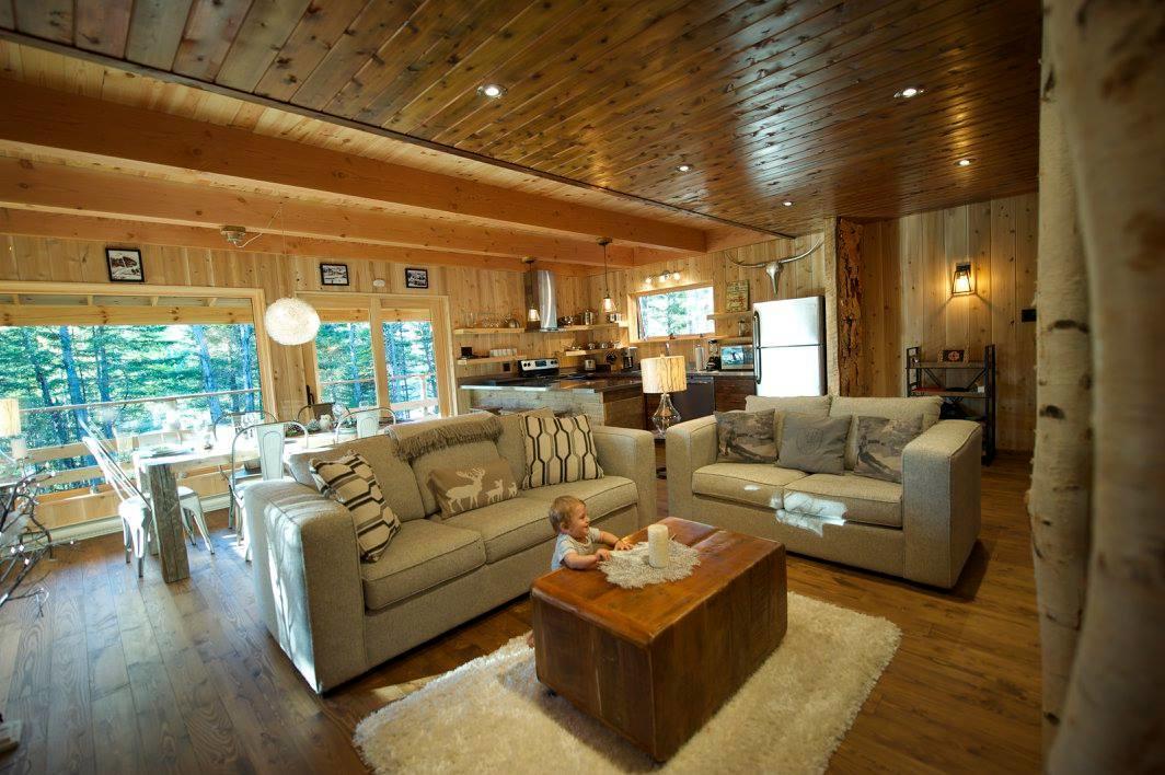 Les Bouleaux - Les Chalets Spa Canada 라말베 외부 사진