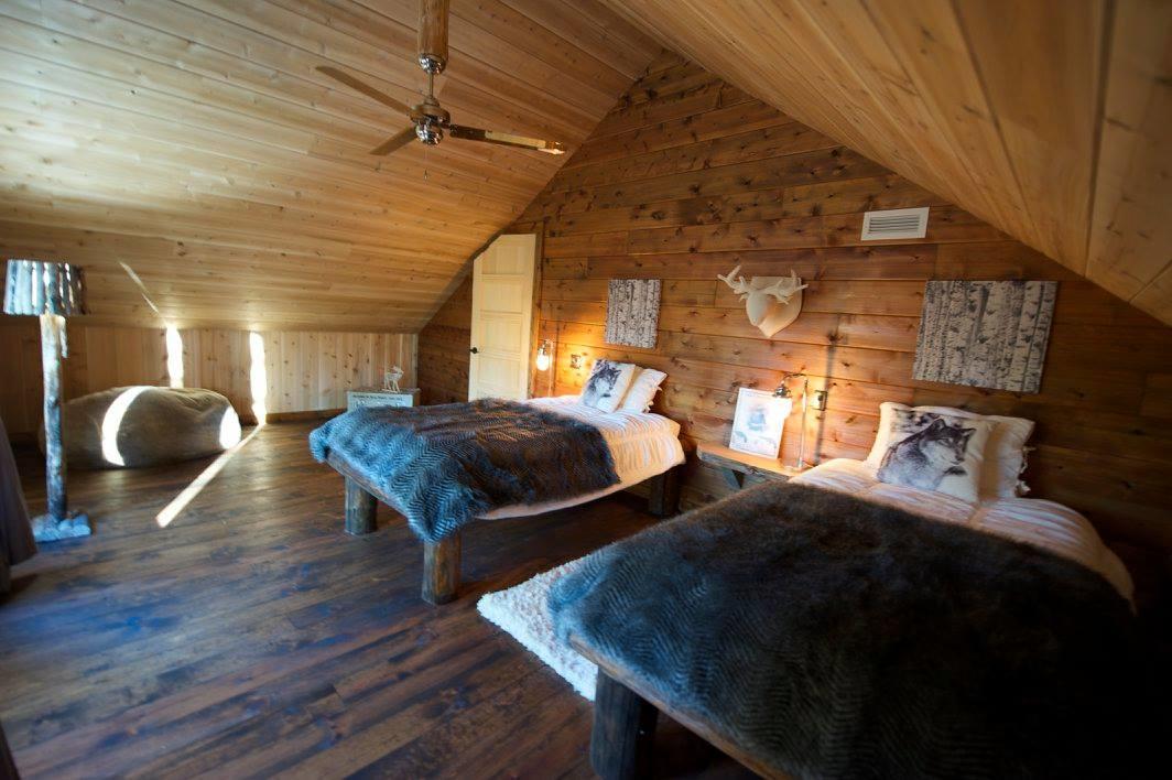 Les Bouleaux - Les Chalets Spa Canada 라말베 외부 사진