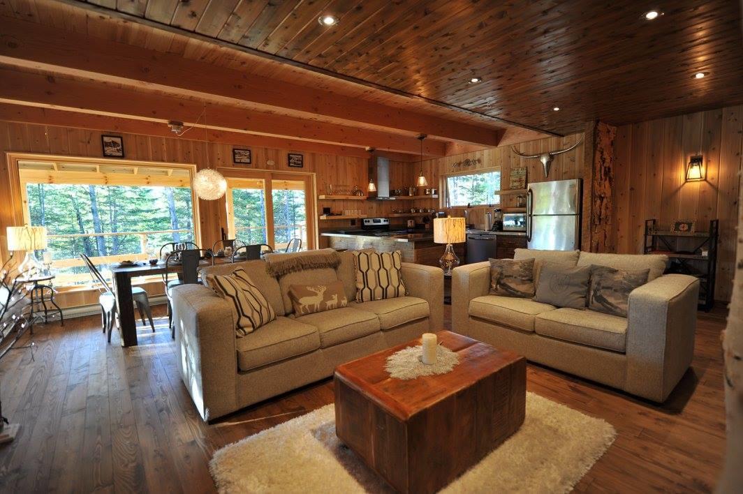 Les Bouleaux - Les Chalets Spa Canada 라말베 외부 사진
