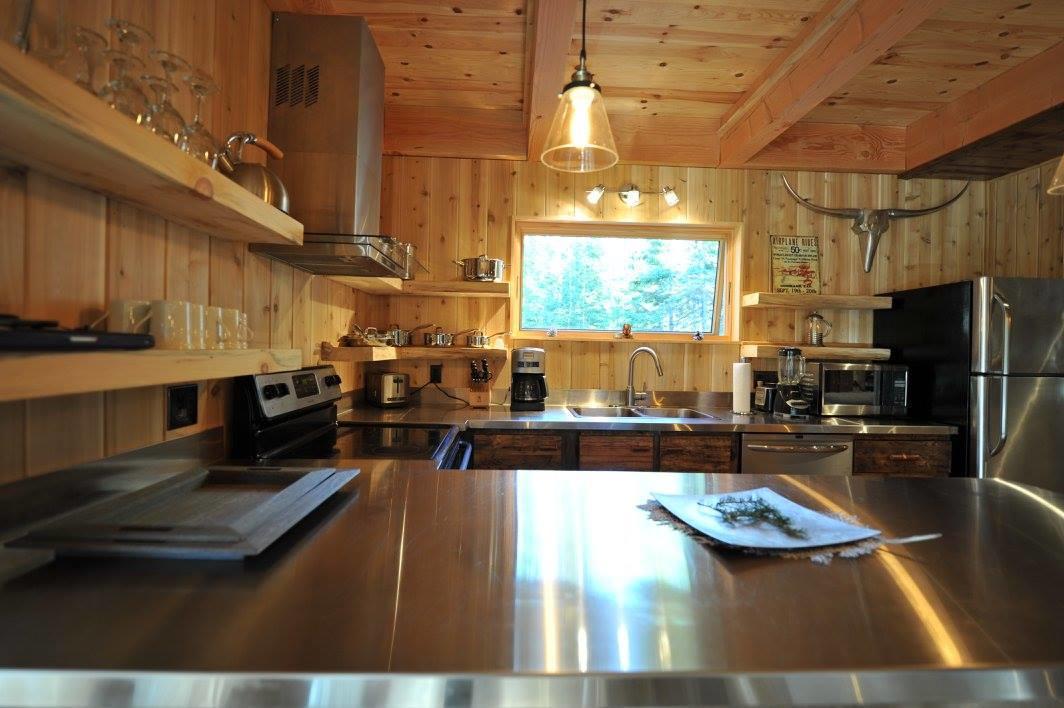 Les Bouleaux - Les Chalets Spa Canada 라말베 외부 사진