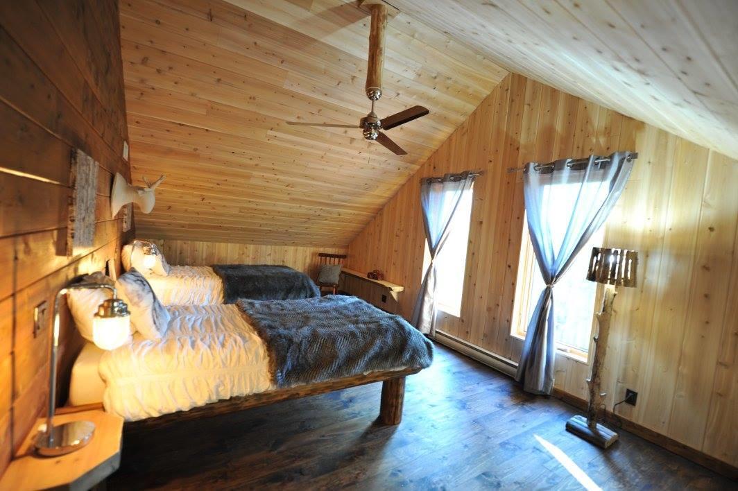 Les Bouleaux - Les Chalets Spa Canada 라말베 외부 사진