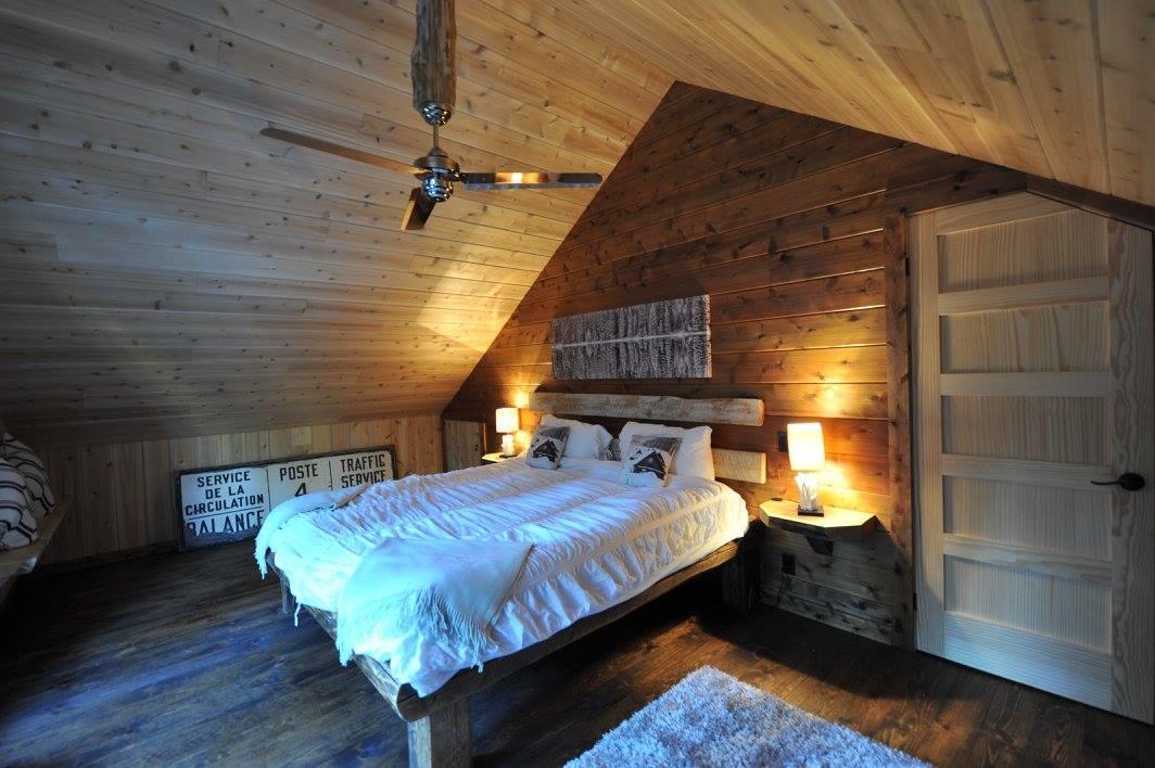 Les Bouleaux - Les Chalets Spa Canada 라말베 외부 사진