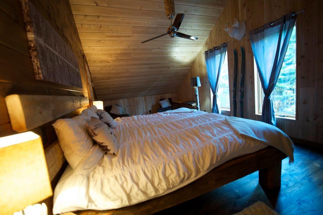 Les Bouleaux - Les Chalets Spa Canada 라말베 외부 사진