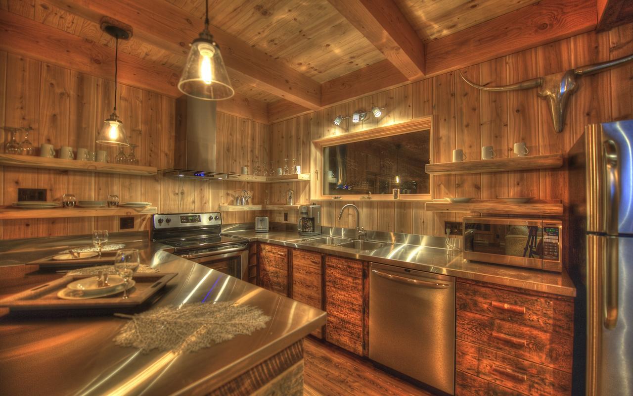 Les Bouleaux - Les Chalets Spa Canada 라말베 외부 사진